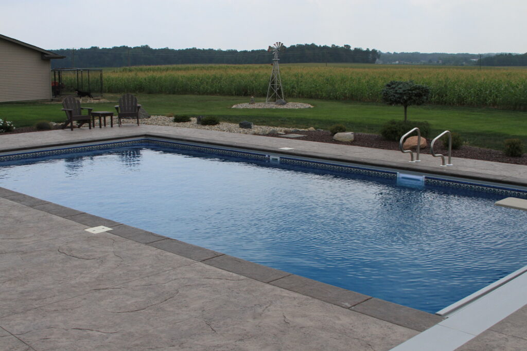 protect your swimming pool from winter storms in Indiana