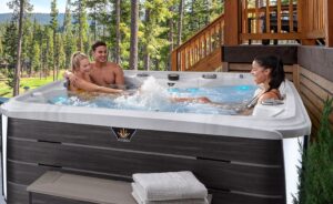Relaxation at its finest in a Marquis hot tub.